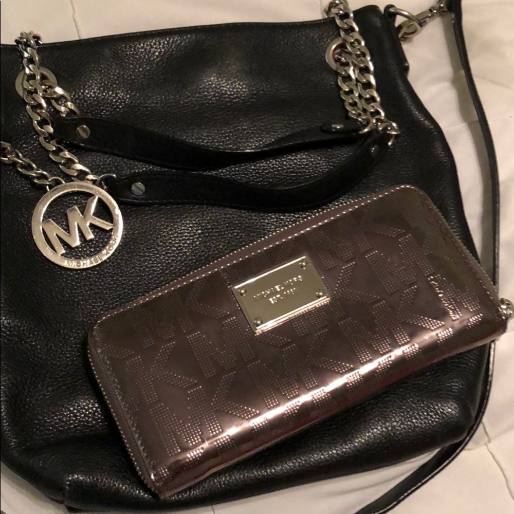 Michael Kors purse and wallet